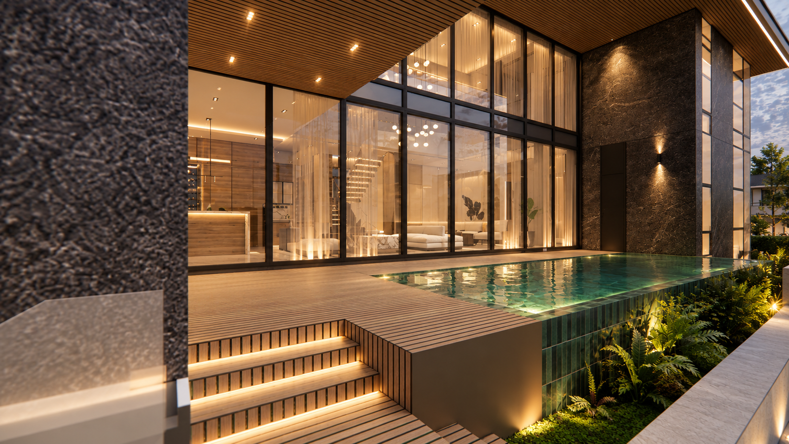 Casa Lumira — Pool Area
