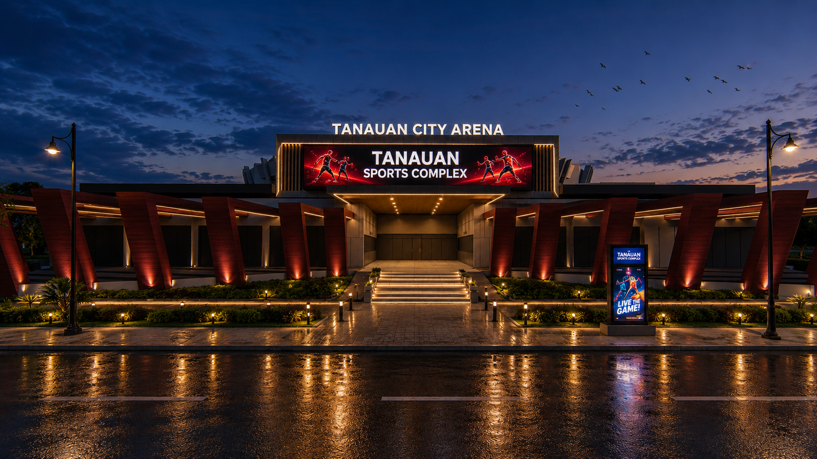 Tanauan Sports Complex — Entrance Close-Up