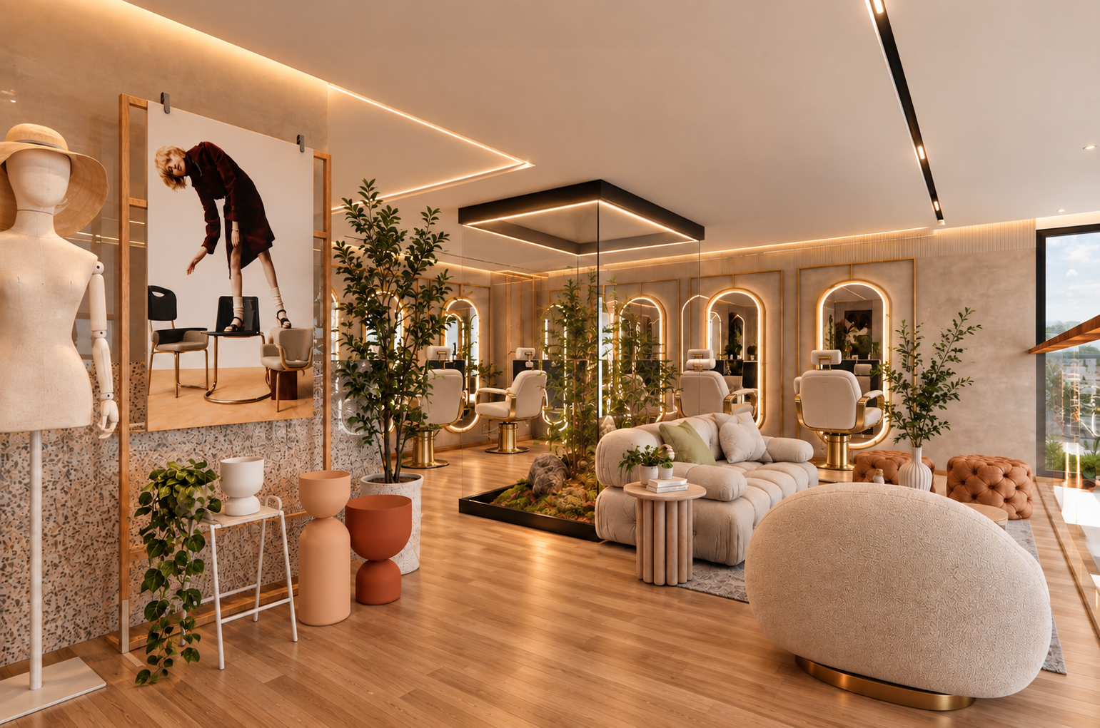 Trishafied Luxe Salon — Mezzanine Lounge