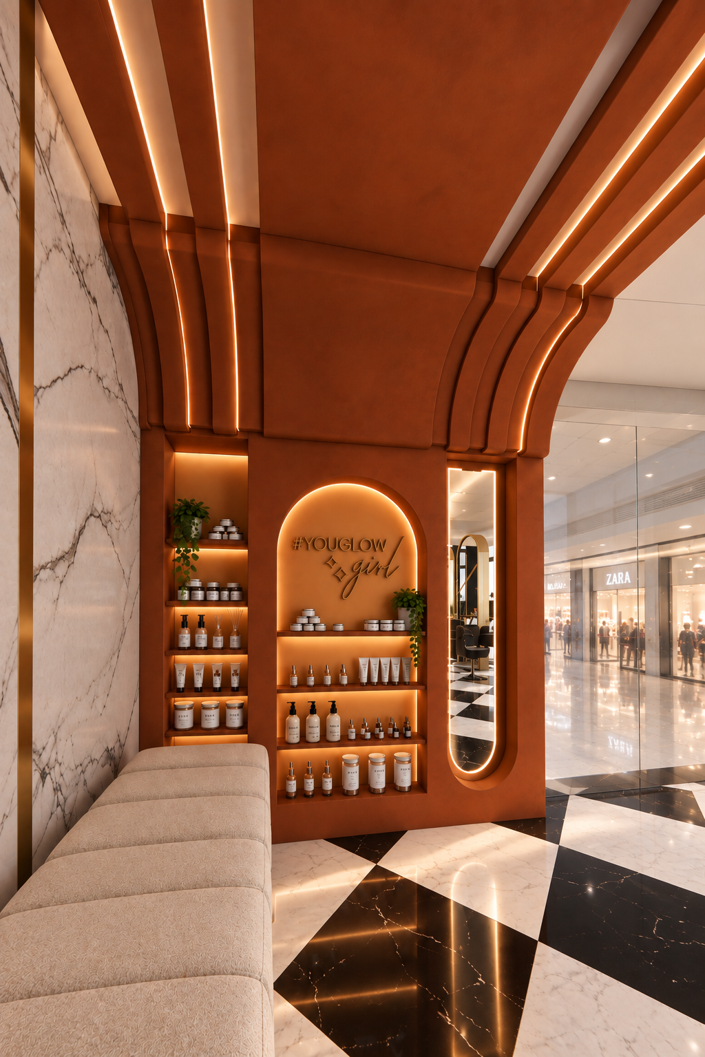 Trishafied Luxe Salon — Mall Storefront