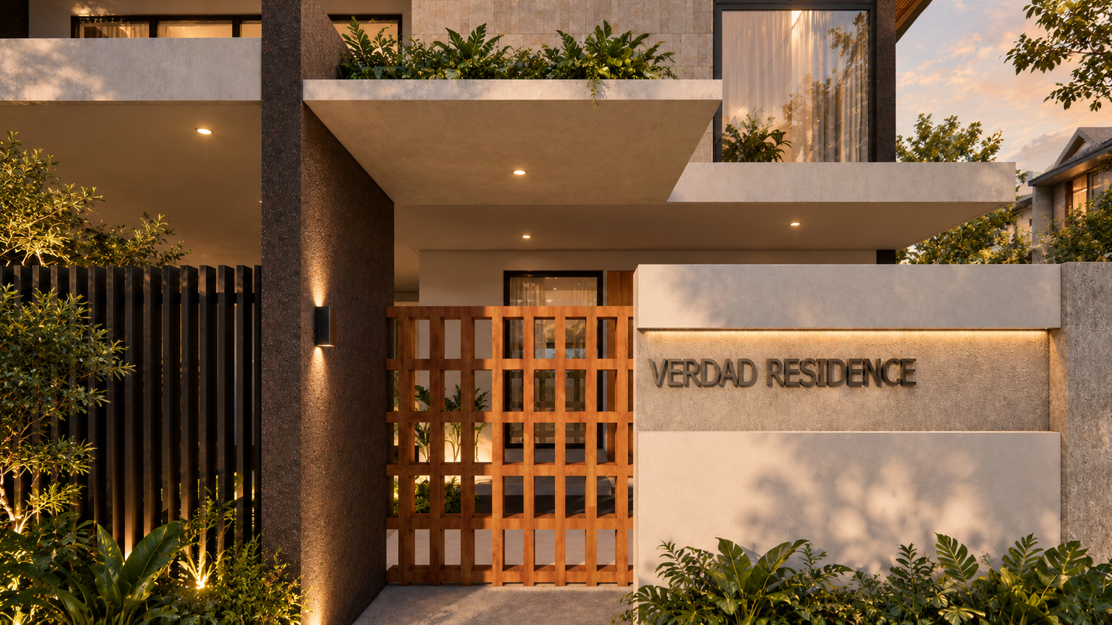 V Residence — Entry Gate